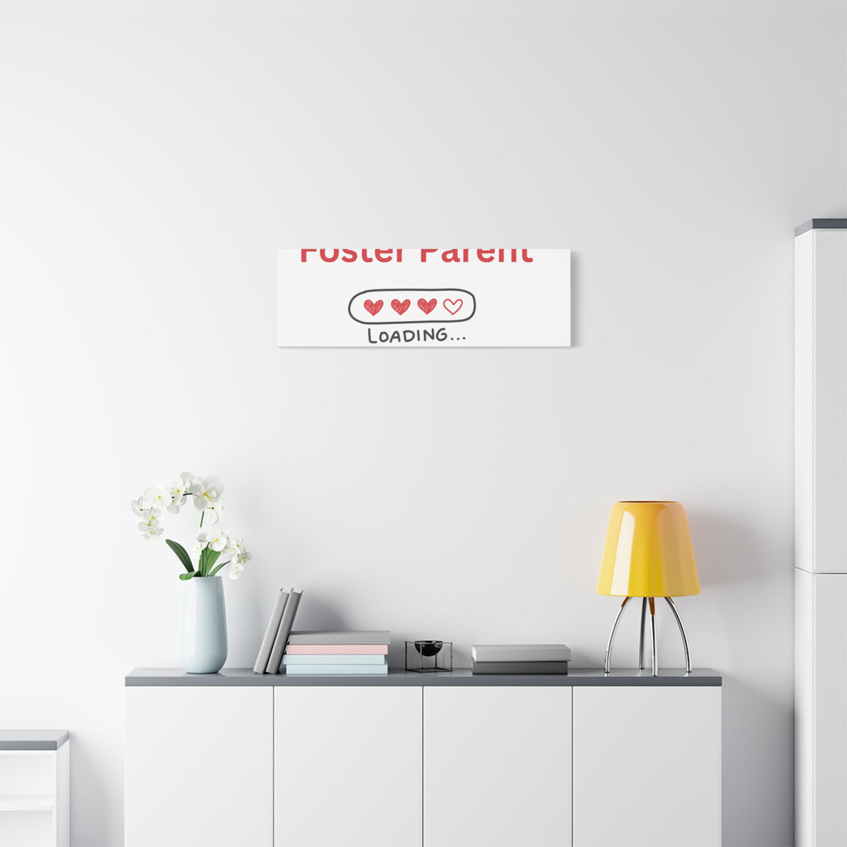 Foster Parent Loading Matte Canvas, Stretched, 1.25"