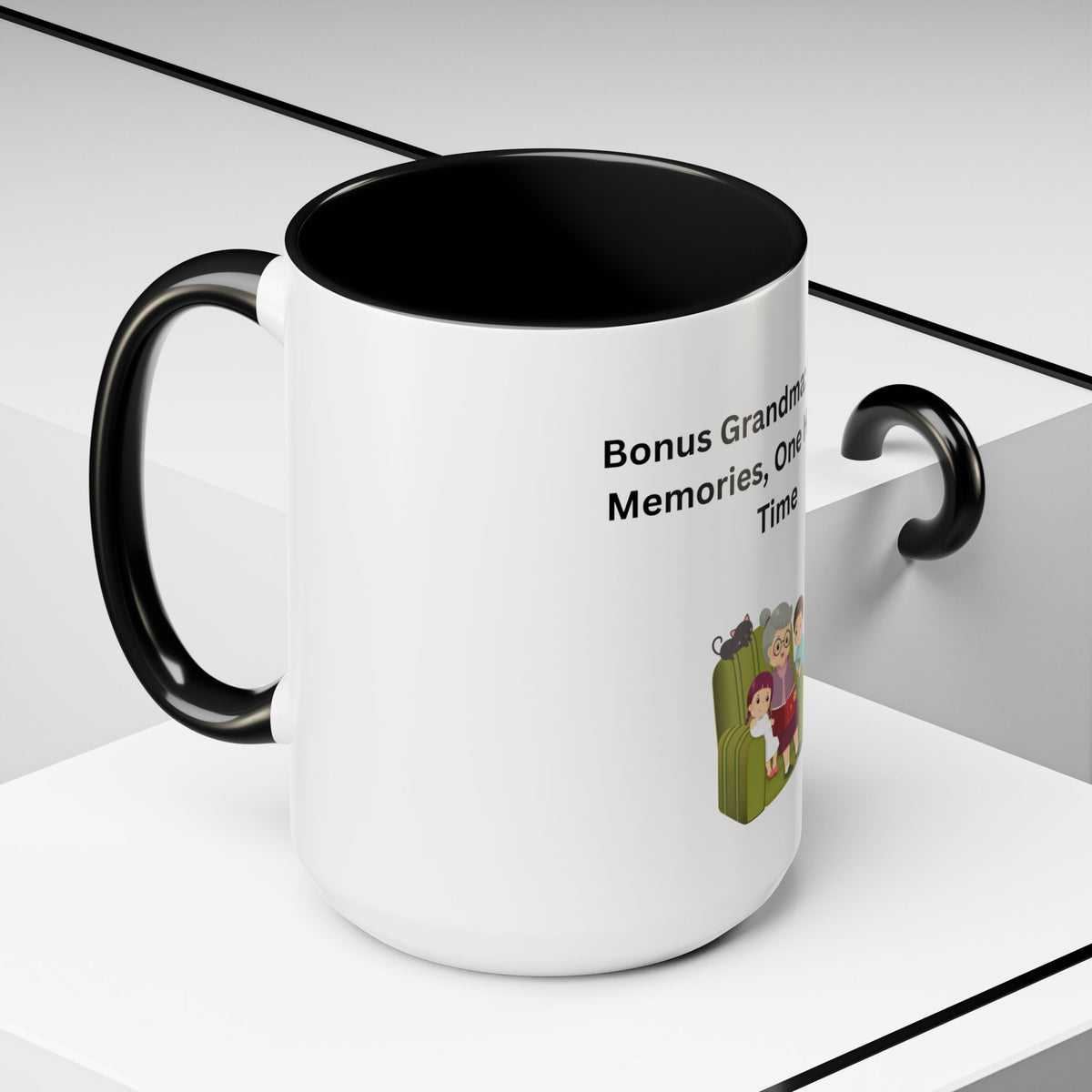 Bonus Grandma Coffee Mug – Foster Grandparent Gift, Foster Care Family Mug (11oz, 15oz)