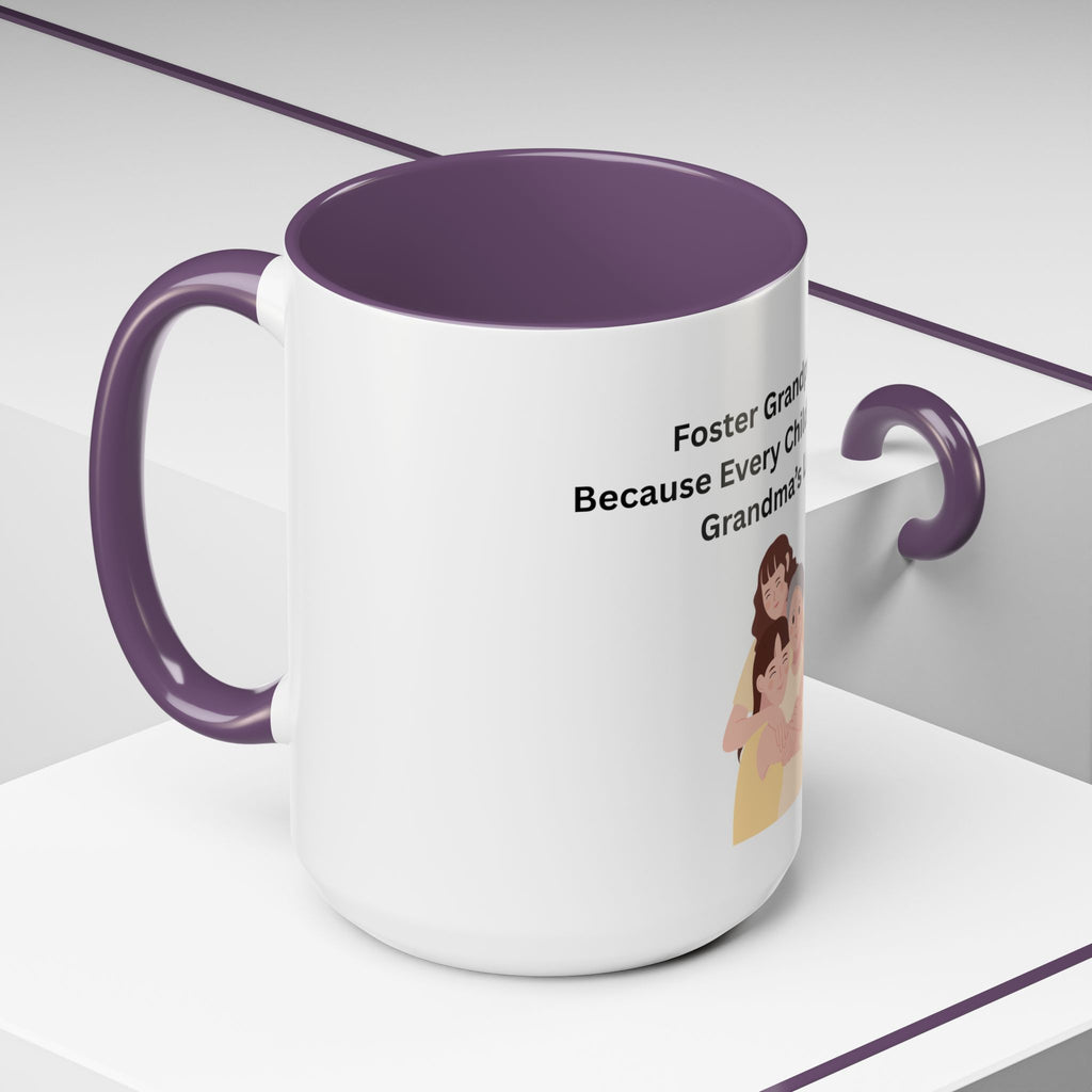 Grandma Coffee Mug – Foster Grandparent Gift, Foster Care Family Mug (11oz, 15oz)