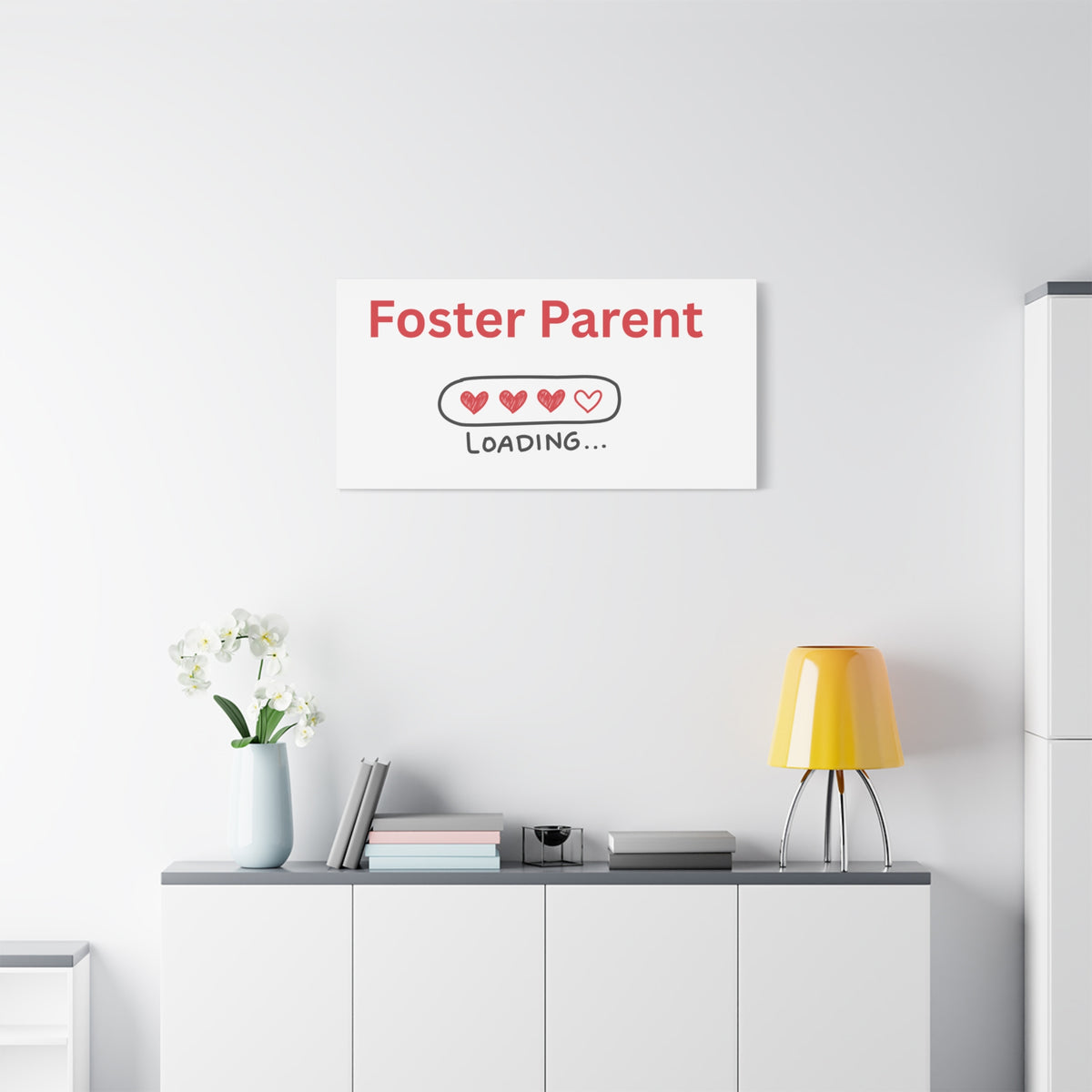 Foster Parent Loading Matte Canvas, Stretched, 1.25"