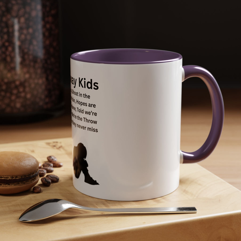 Throw away Kids Accent Coffee Mug (11, 15oz)