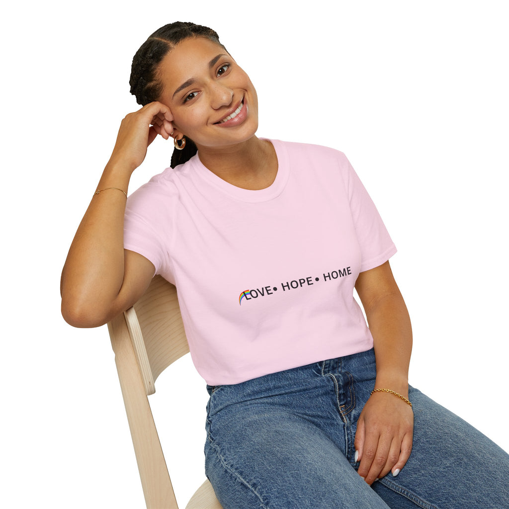 Love-Hope-Home Unisex Softstyle T-Shirt