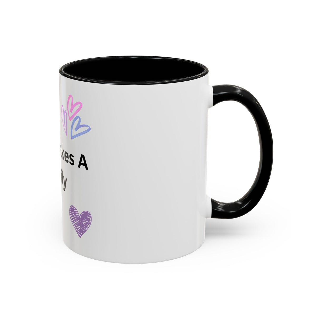 Love Makes A Family  Coffee Mug (11, 15oz)