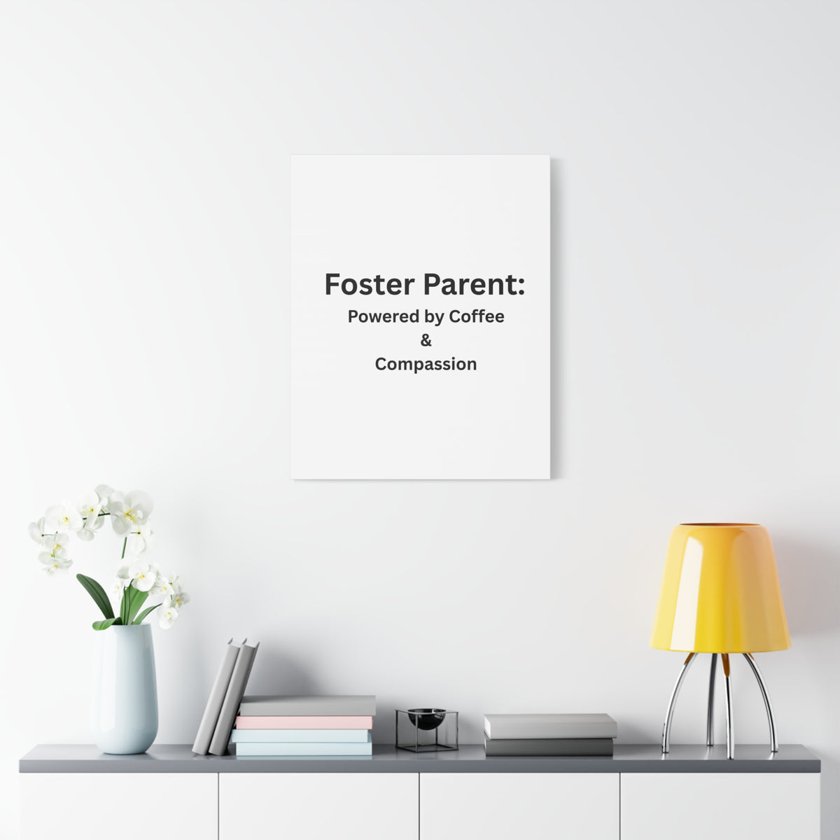 Foster Parents Powered Matte Canvas, Stretched, 1.25"