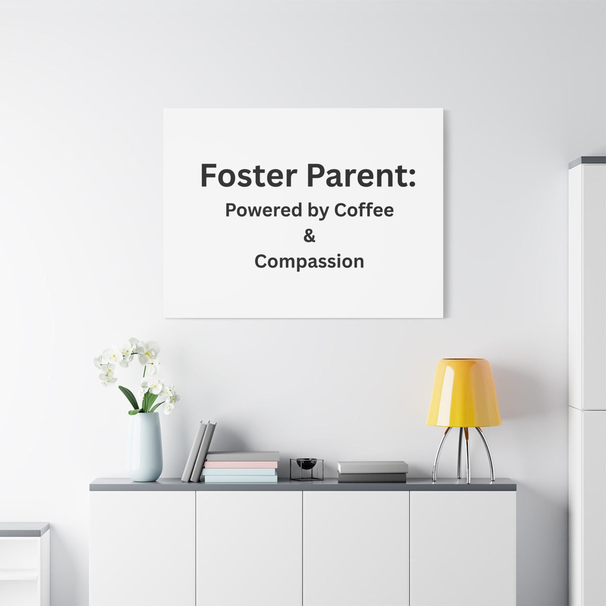 Foster Parents Powered Matte Canvas, Stretched, 1.25"