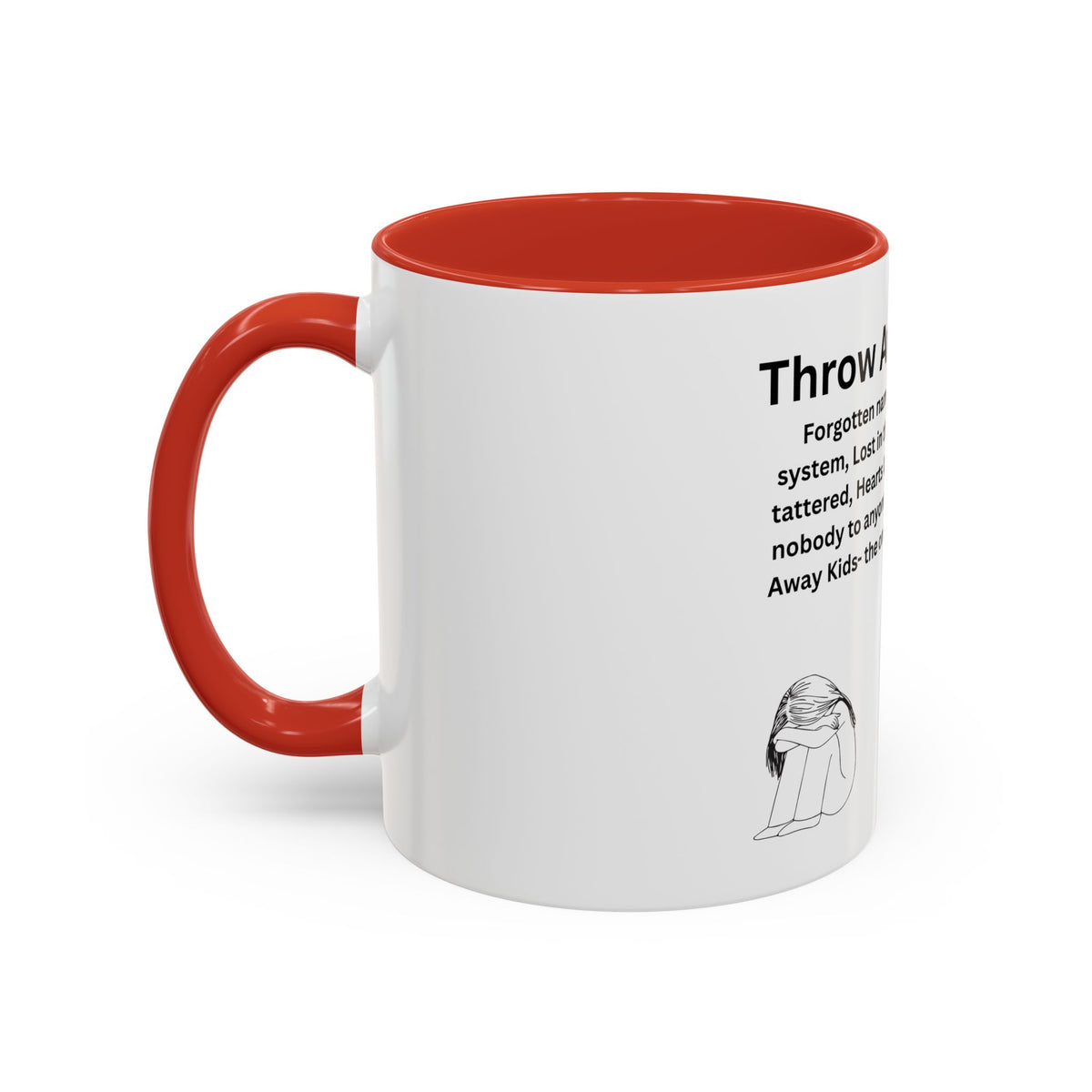 Throw away Kids Accent Coffee Mug (11, 15oz)