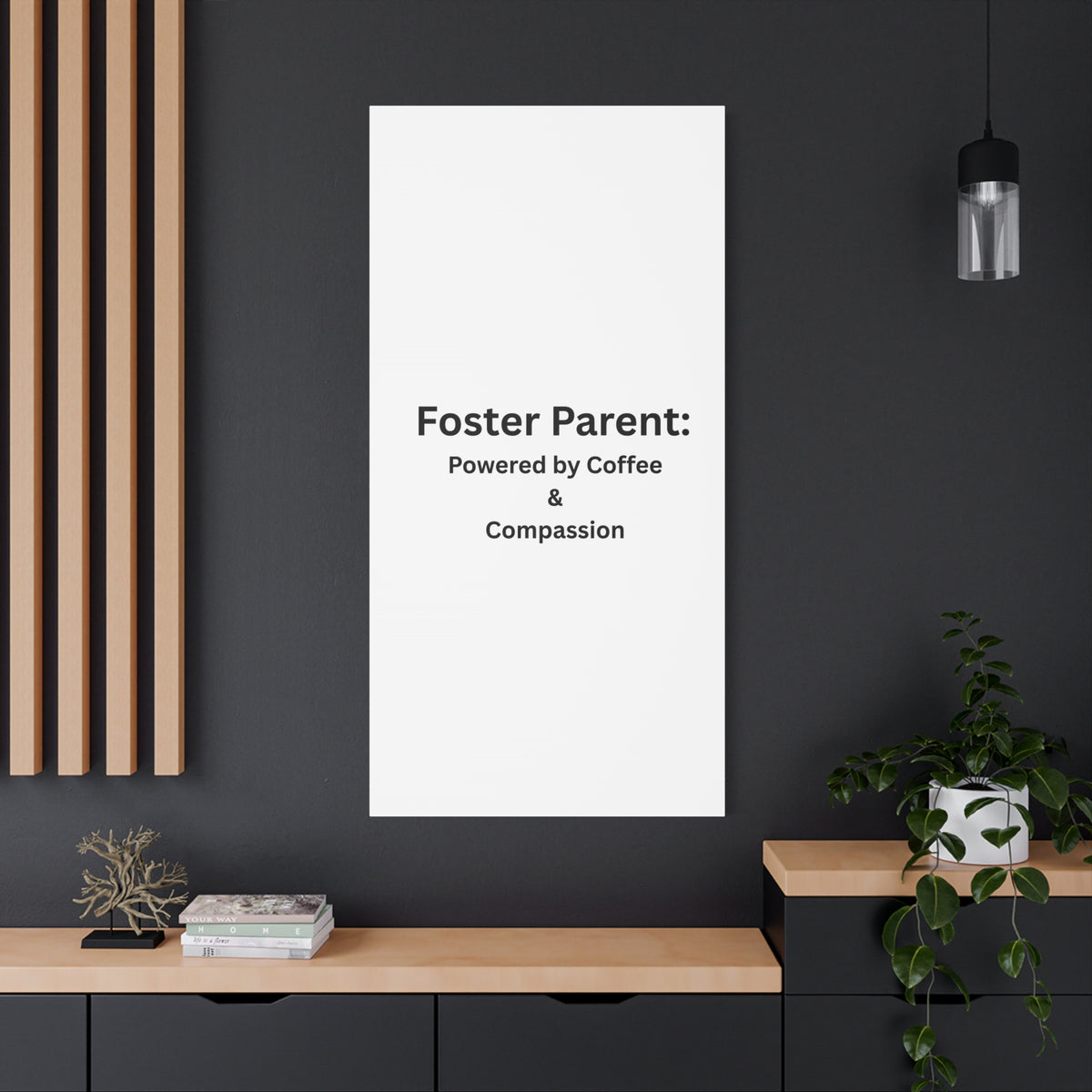Foster Parents Powered Matte Canvas, Stretched, 1.25"