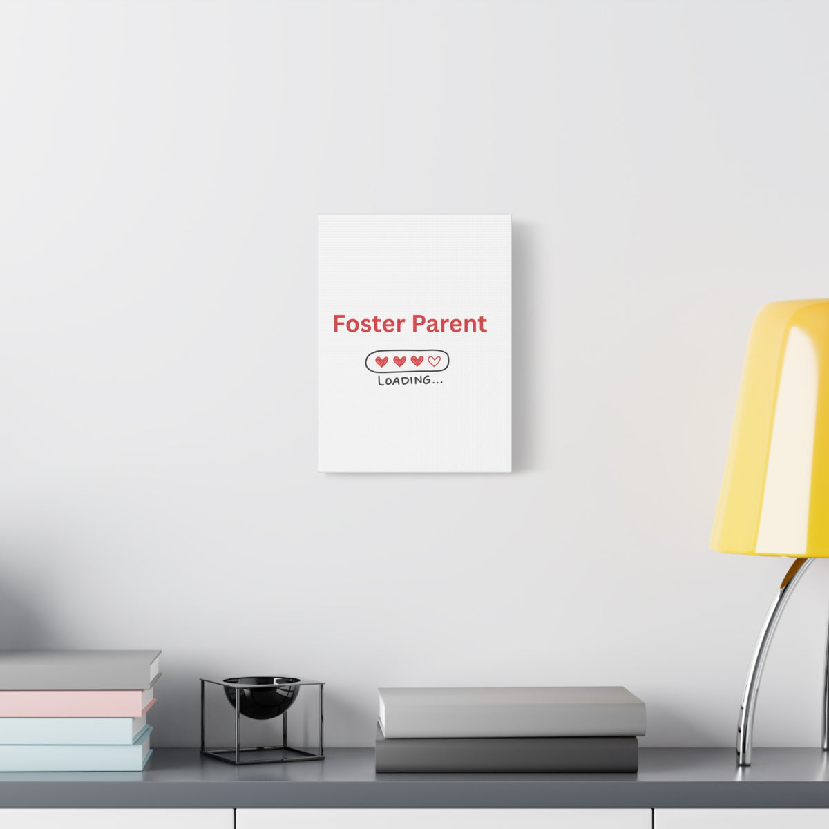 Foster Parent Loading Matte Canvas, Stretched, 1.25"