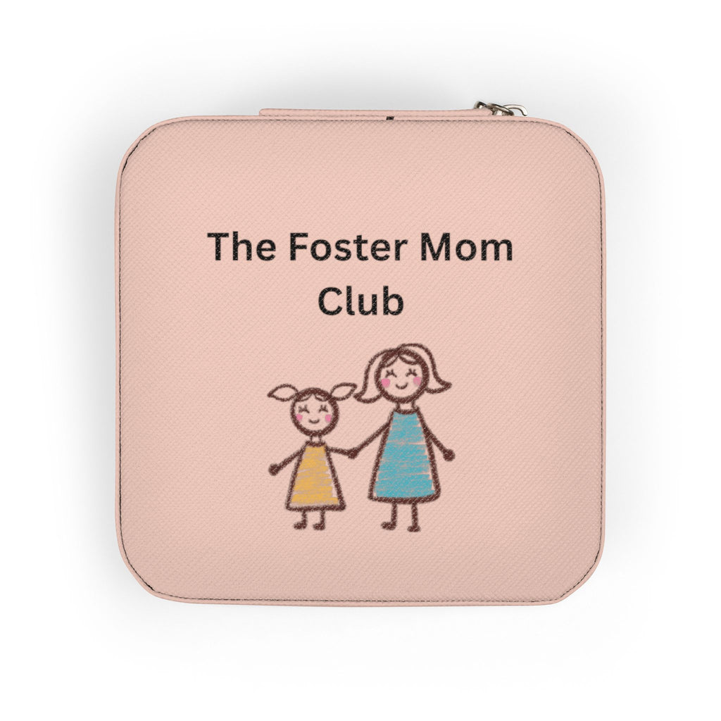 Foster Mom Club Jewelry Travel Case – Foster Mom Gift, Travel Jewelry Organizer