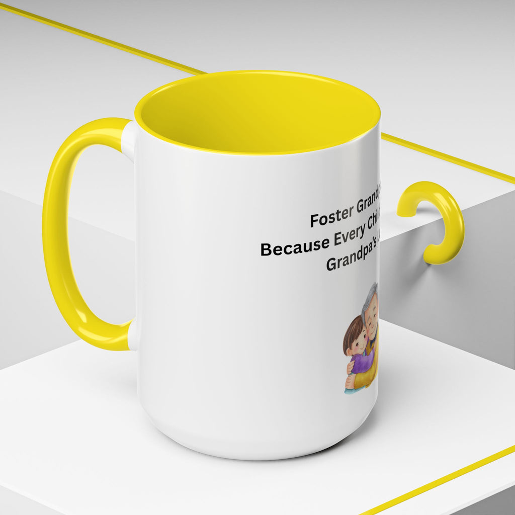 Grandpa Coffee Mug – Foster Grandparent Gift, Foster Care Family Mug (11oz, 15oz)
