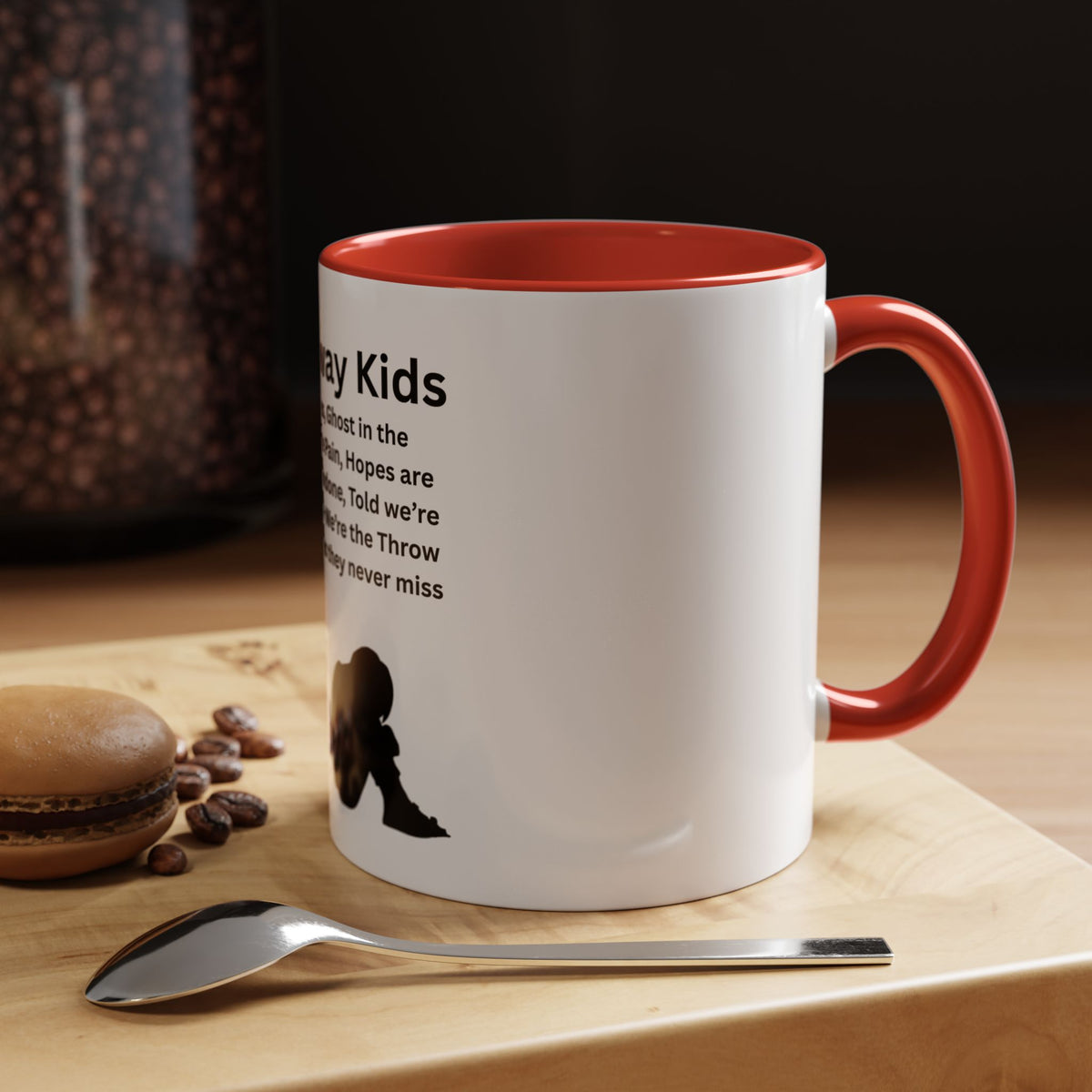 Throw away Kids Accent Coffee Mug (11, 15oz)