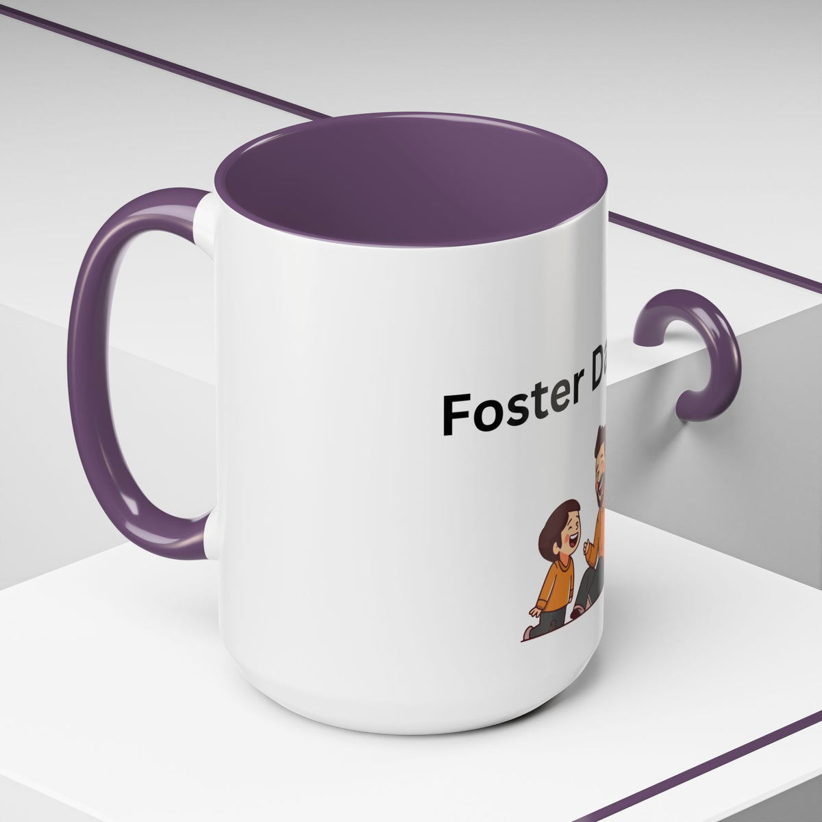 Foster Dad Era Accent Coffee Mug (11, 15oz)