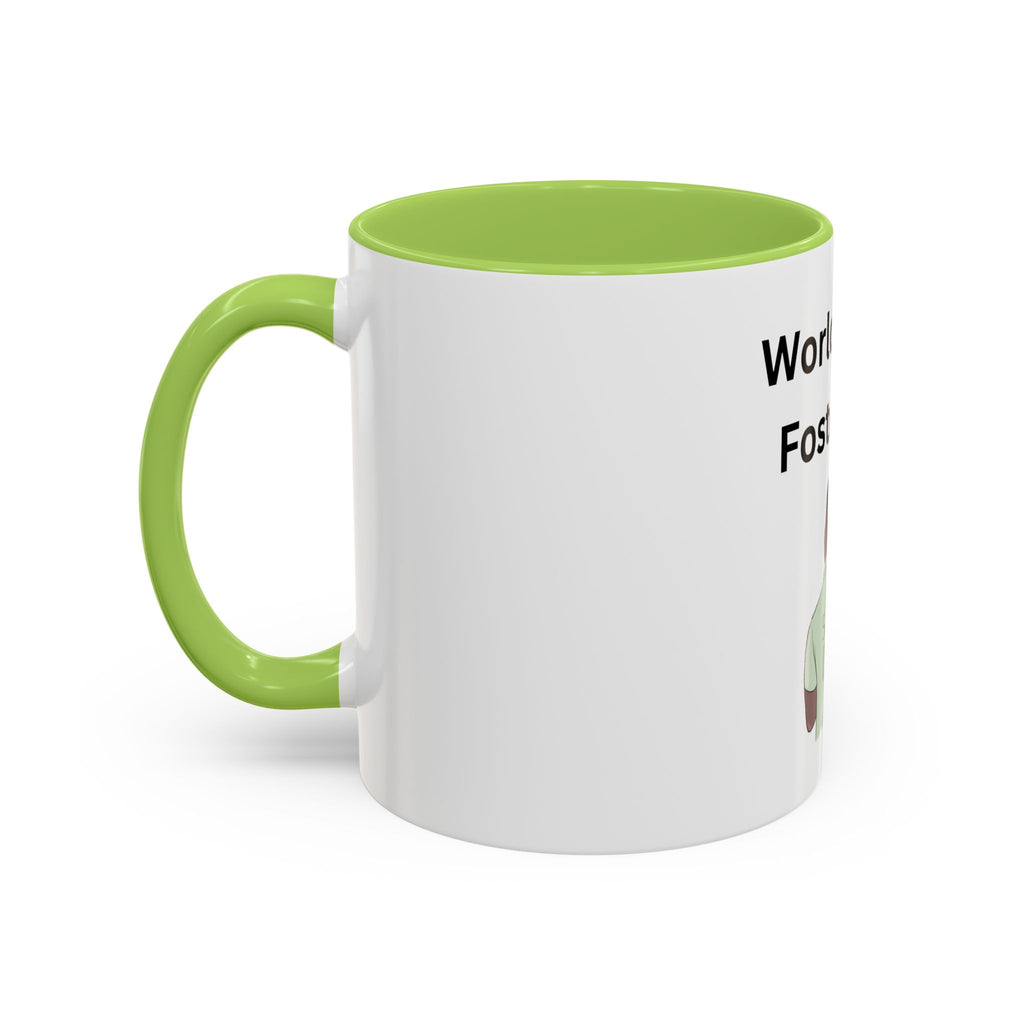 Worlds Best Dad Accent Coffee Mug (11, 15oz)