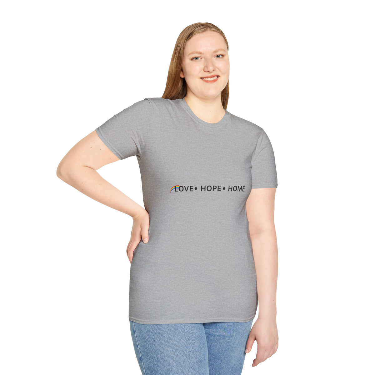 Love-Hope-Home Unisex Softstyle T-Shirt