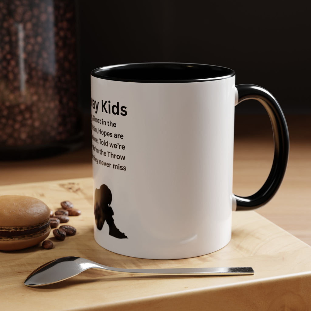 Throw away Kids Accent Coffee Mug (11, 15oz)