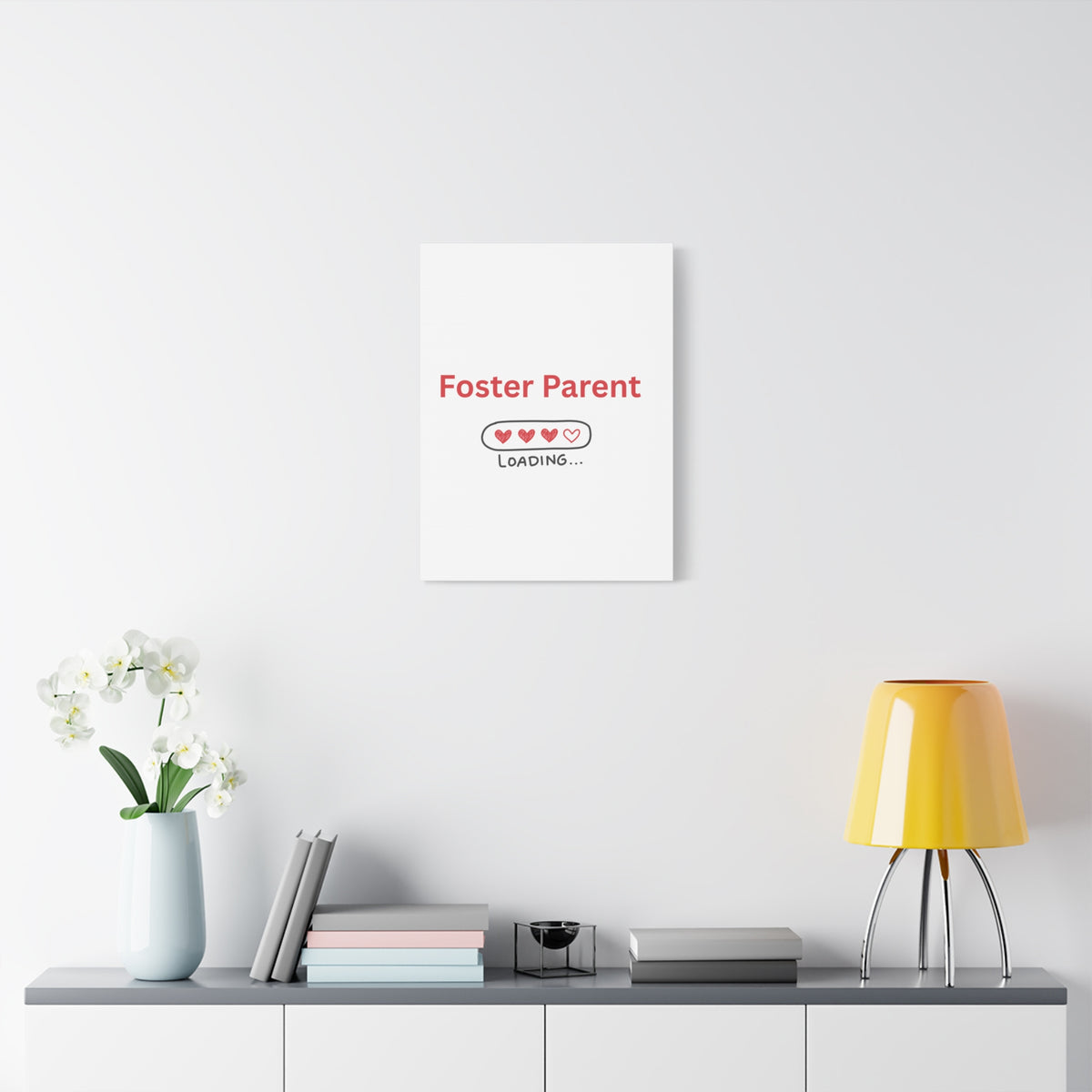 Foster Parent Loading Matte Canvas, Stretched, 1.25"