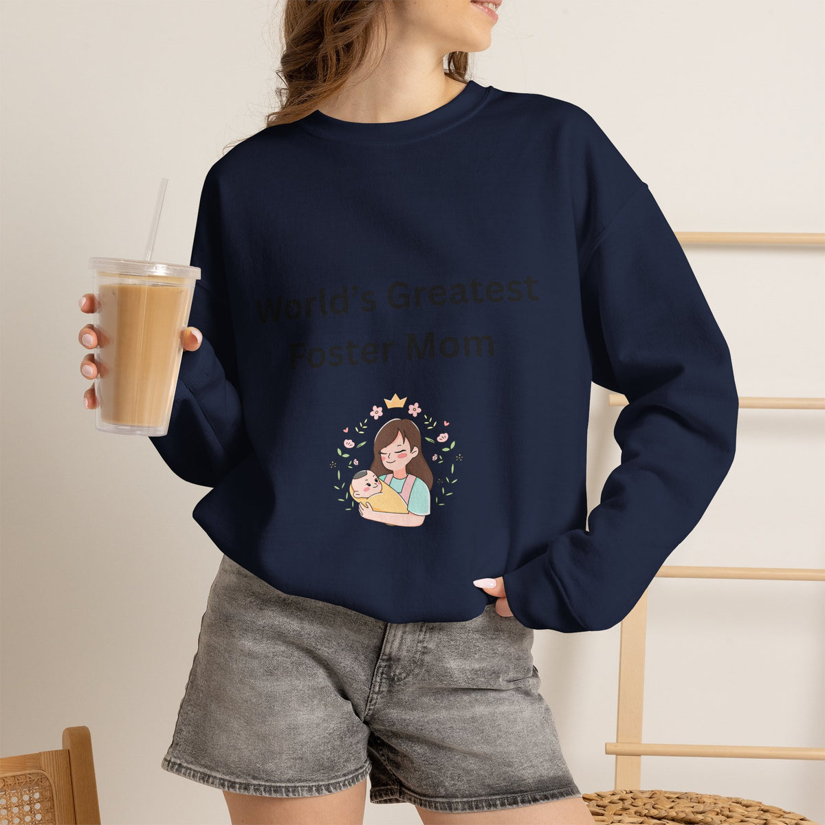 Greatest Foster Mom Sweatshirt
