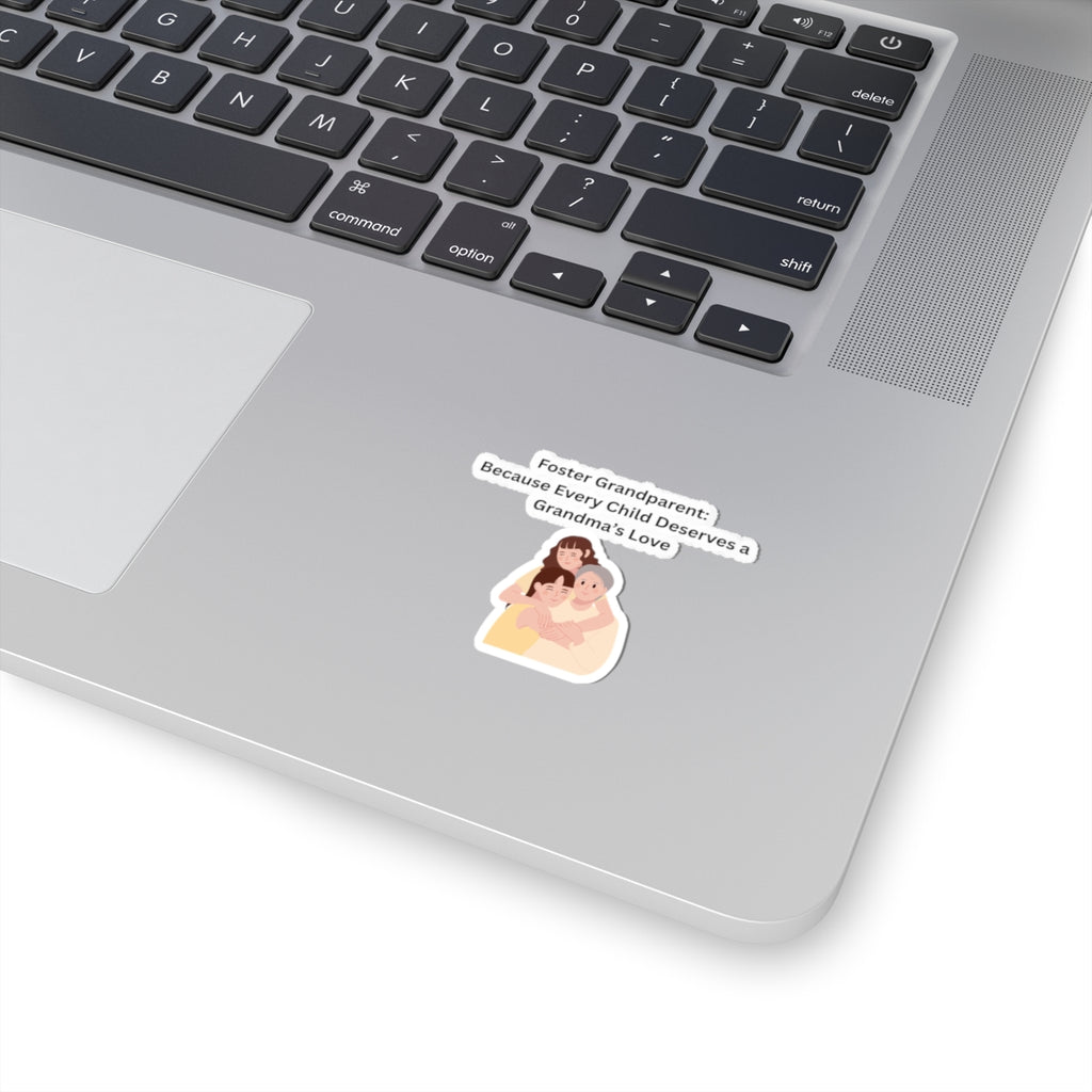 Foster Grandma2 Kiss-Cut Stickers
