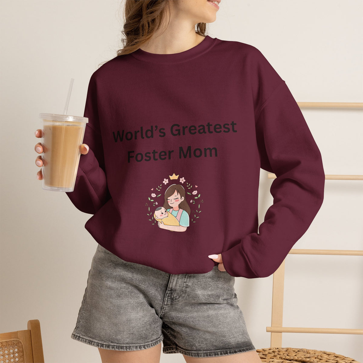 Greatest Foster Mom Sweatshirt