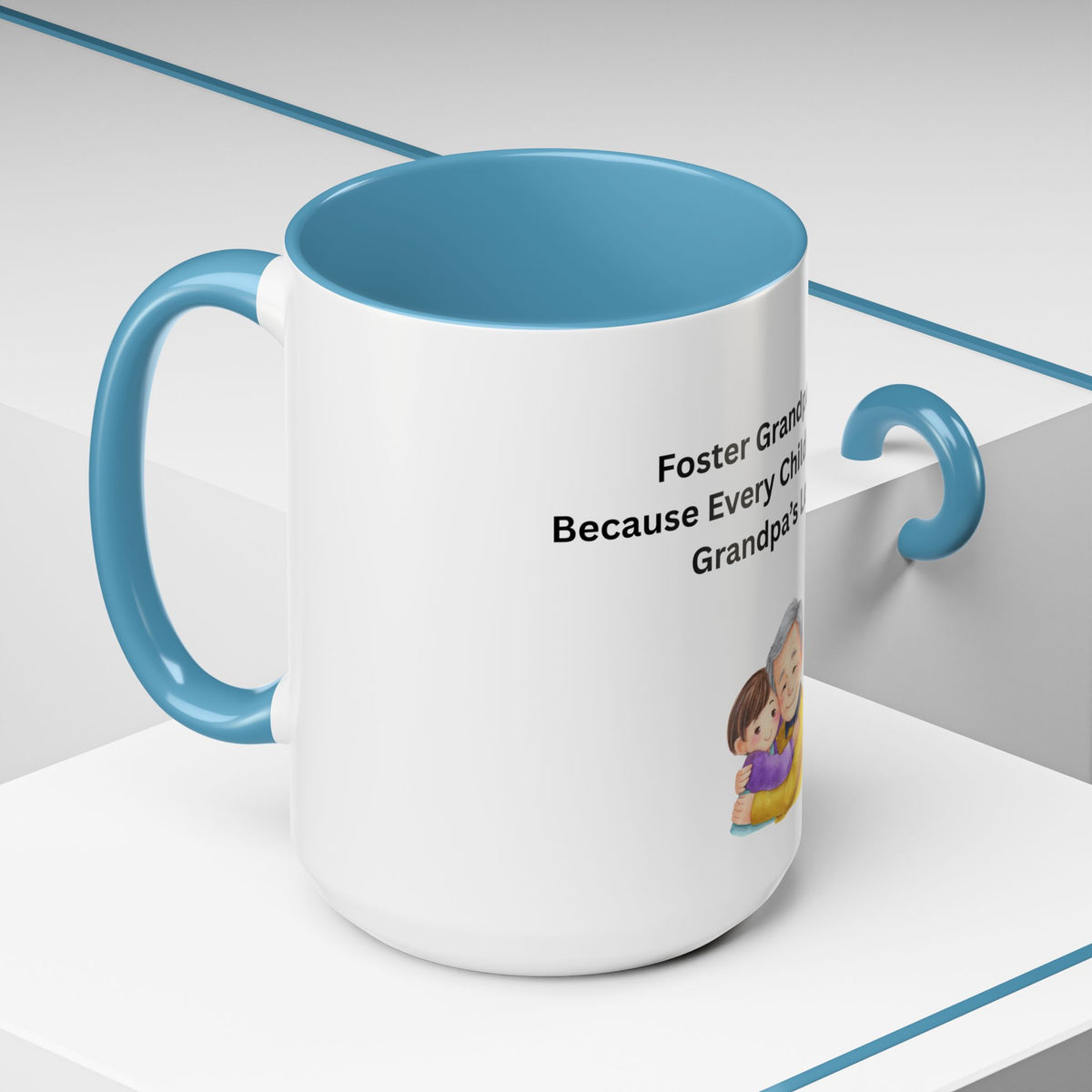 Grandpa Coffee Mug – Foster Grandparent Gift, Foster Care Family Mug (11oz, 15oz)