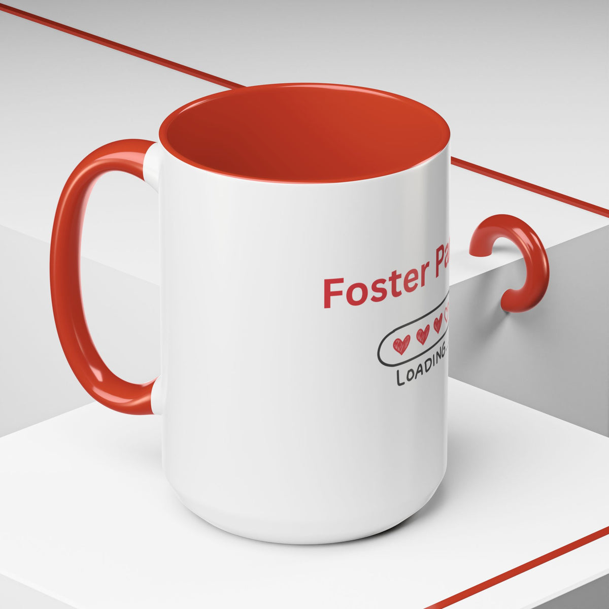 Foster Parent Loading Accent Coffee Mug (11, 15oz)