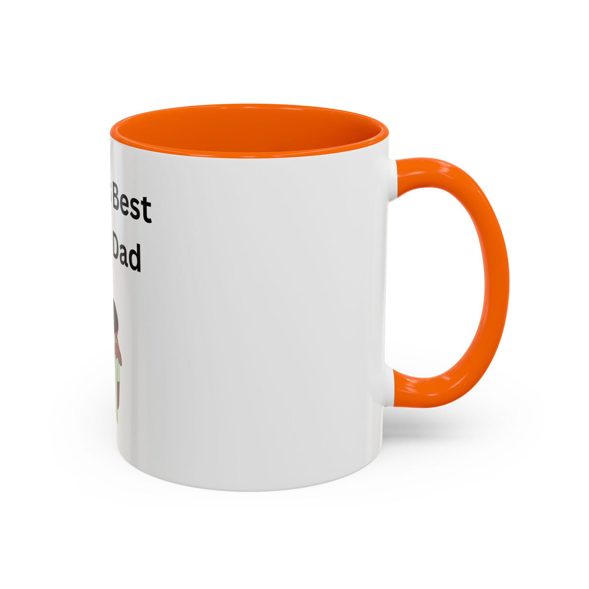 Worlds Best Dad Accent Coffee Mug (11, 15oz)
