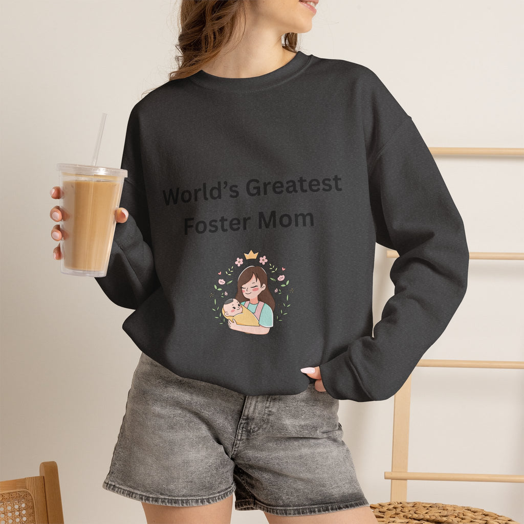 Greatest Foster Mom Sweatshirt