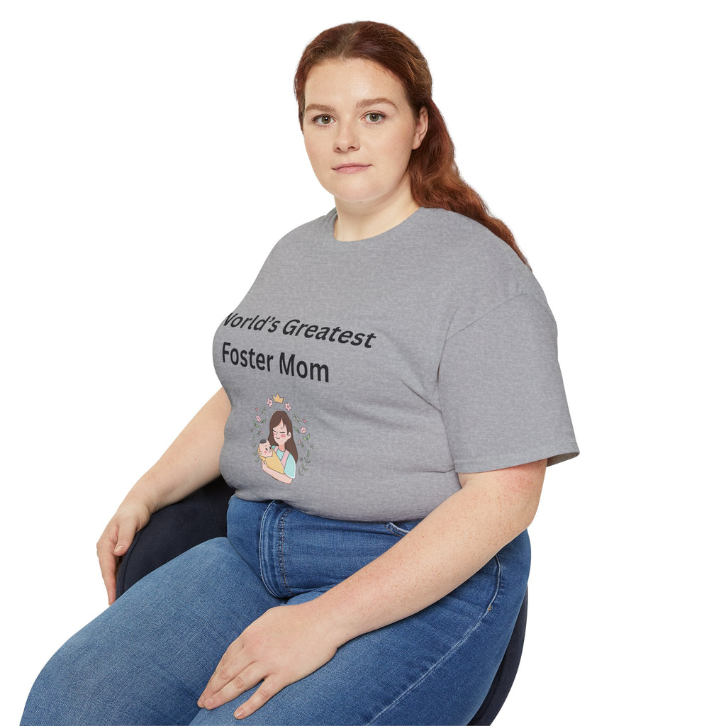 Worlds Greatest Foster Mom Unisex Ultra Cotton Tee