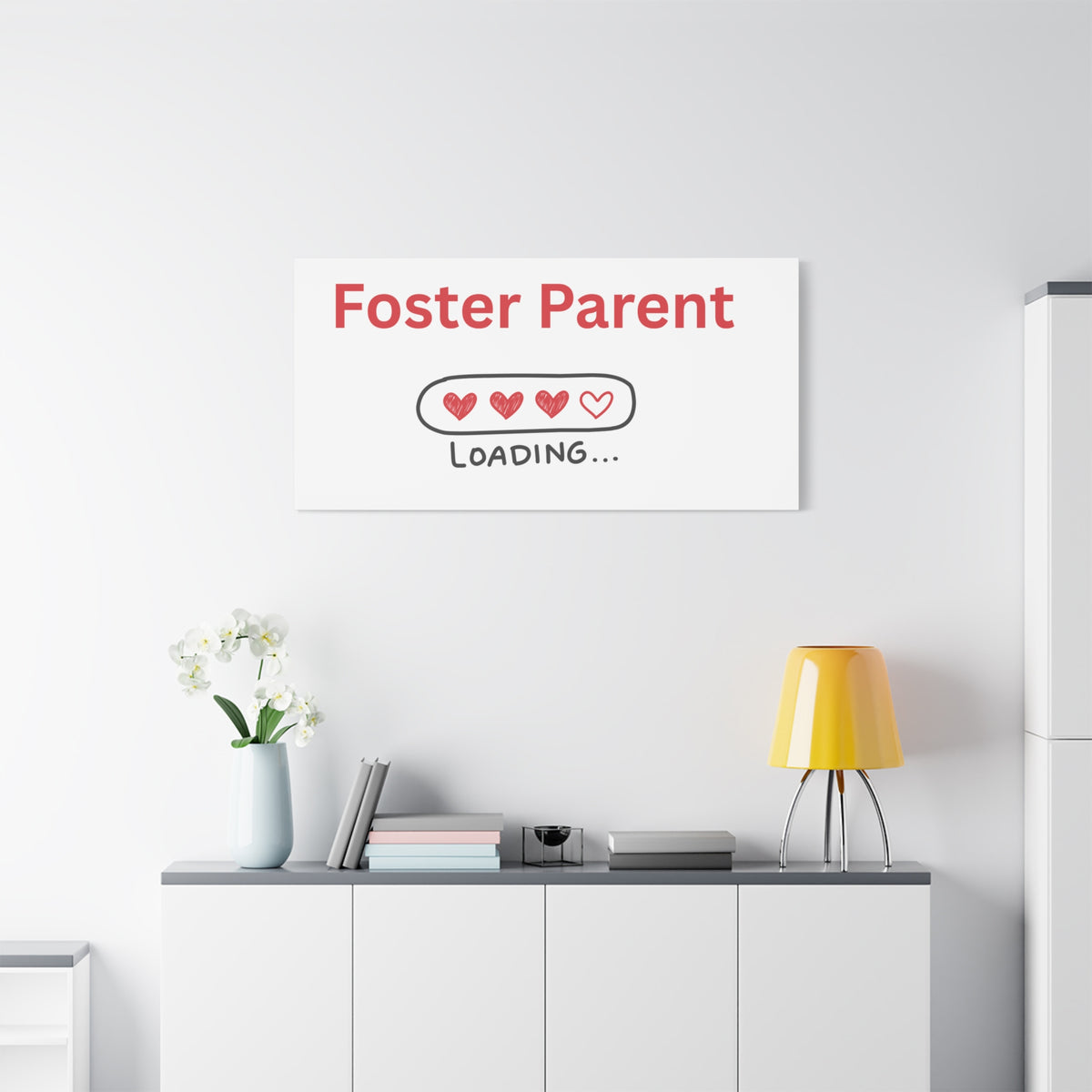 Foster Parent Loading Matte Canvas, Stretched, 1.25"