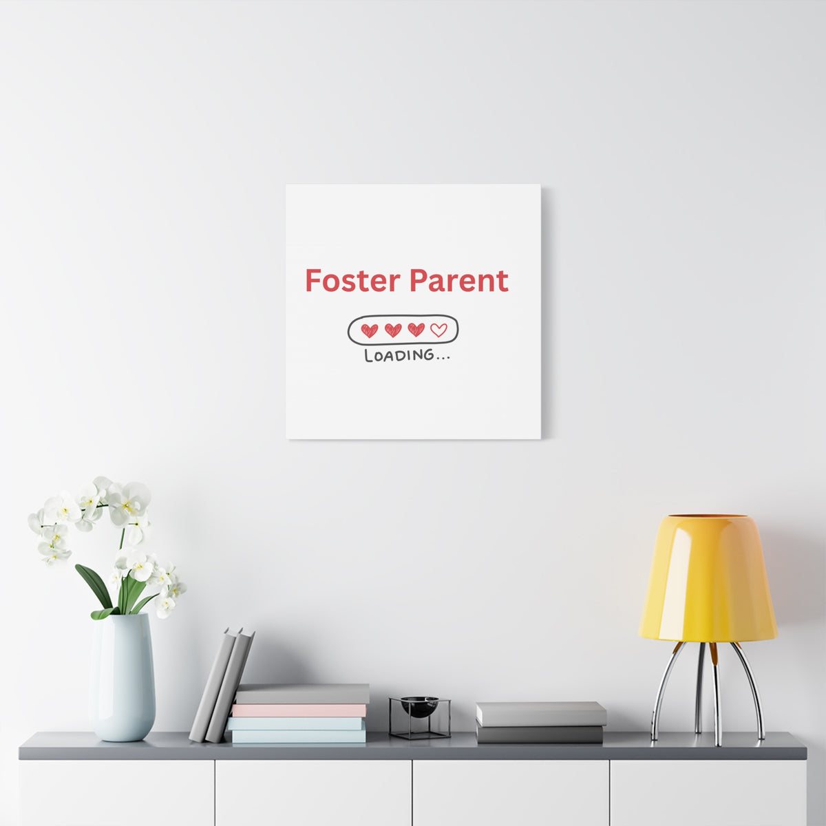 Foster Parent Loading Matte Canvas, Stretched, 1.25"