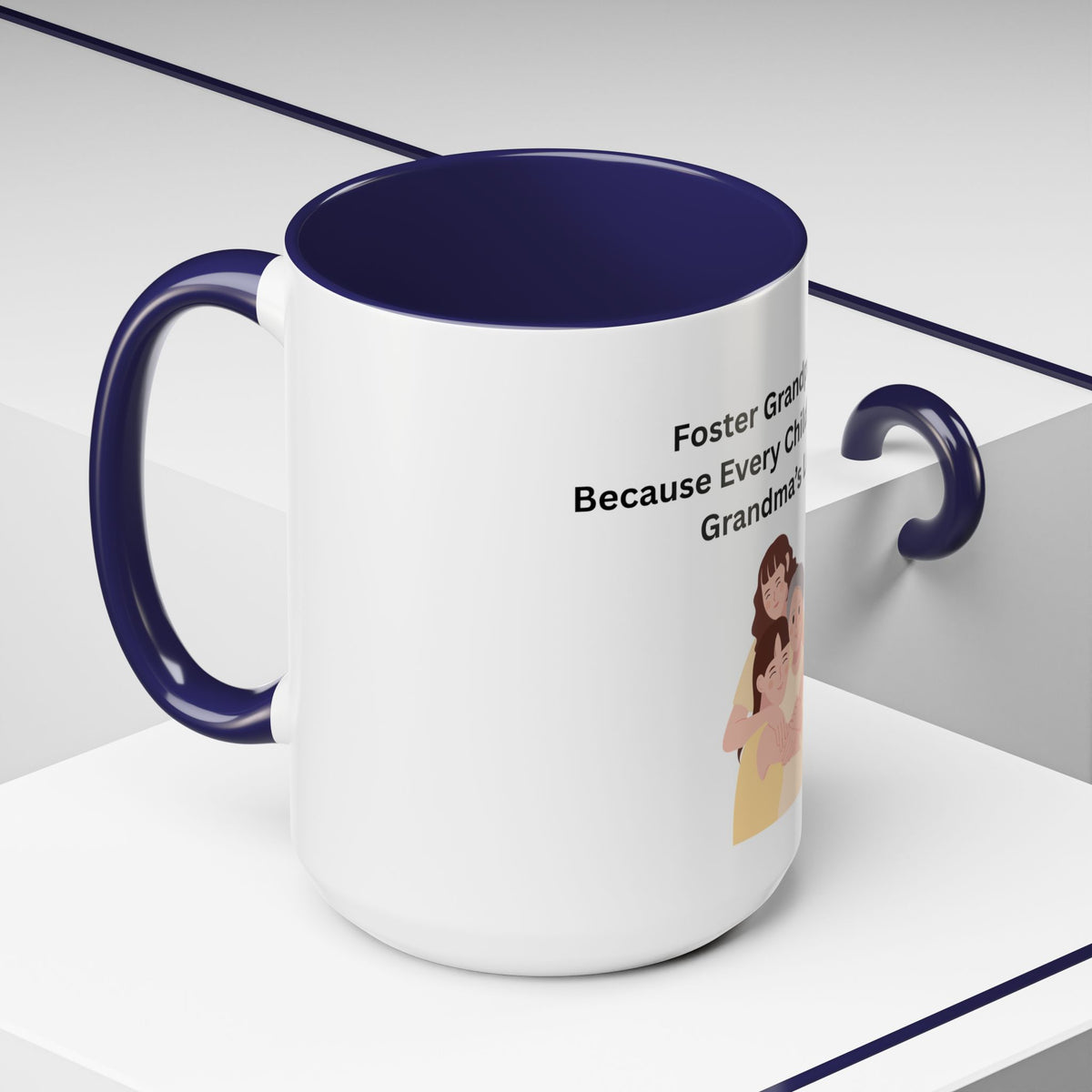 Grandma Coffee Mug – Foster Grandparent Gift, Foster Care Family Mug (11oz, 15oz)