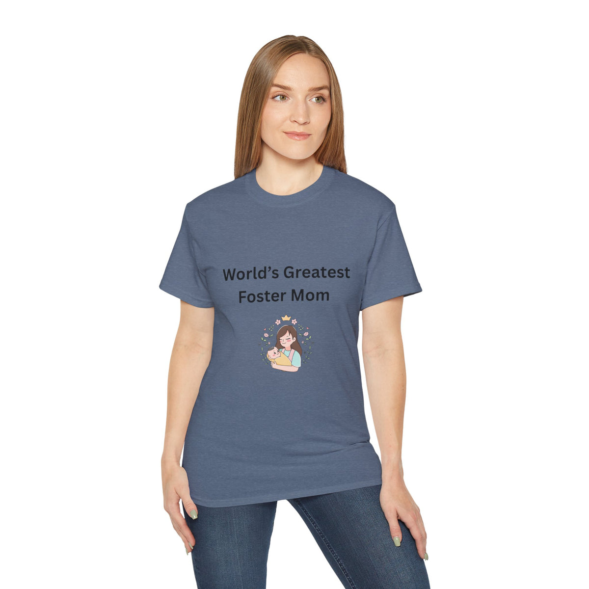 Worlds Greatest Foster Mom Unisex Ultra Cotton Tee