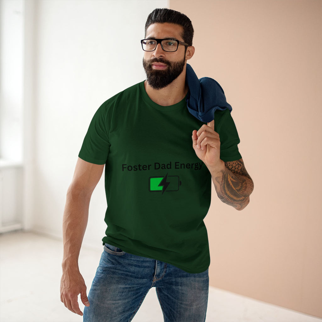 Foster Dad Energy T-Shirt – Funny Foster Dad Gift, Foster Care Awareness Tee