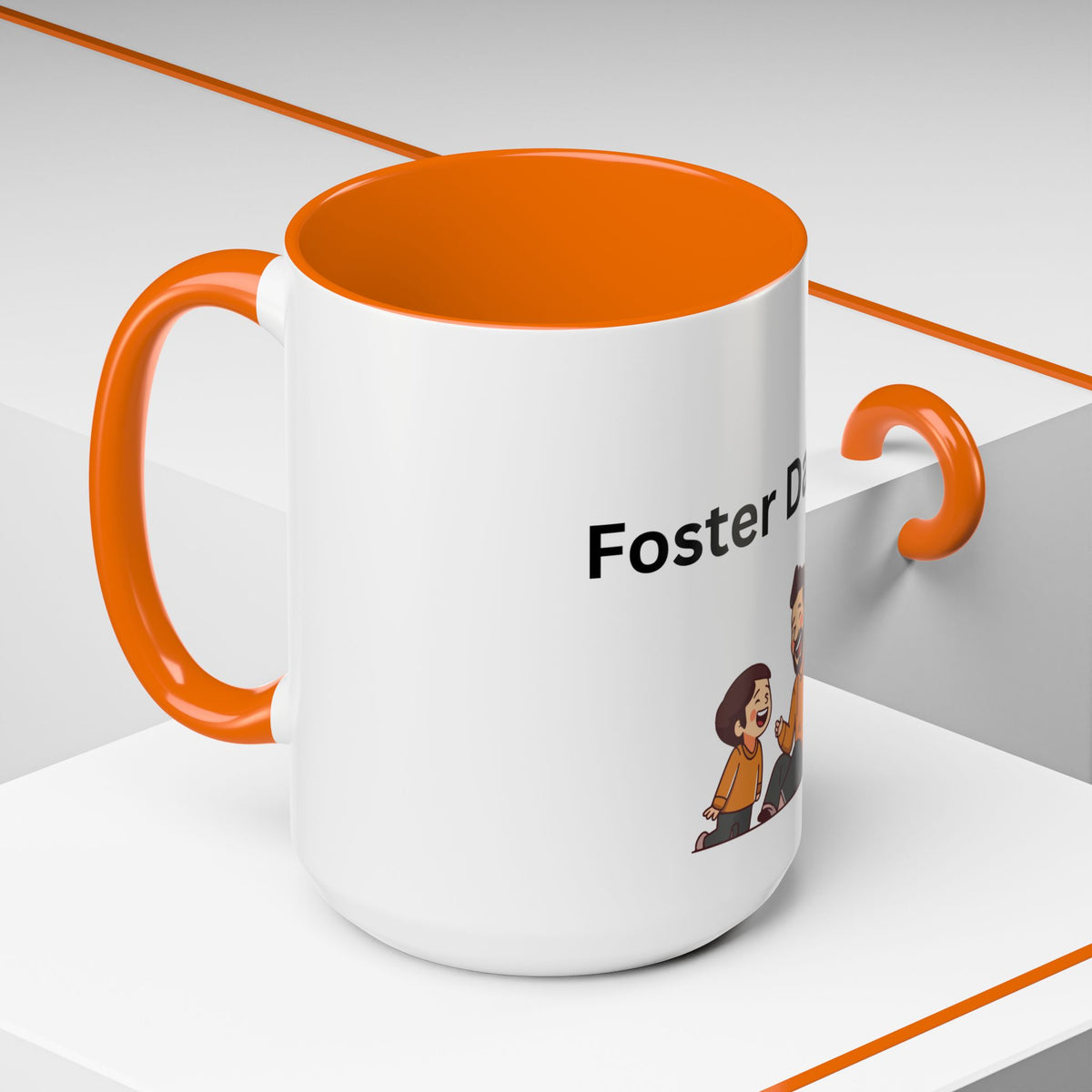 Foster Dad Era Accent Coffee Mug (11, 15oz)