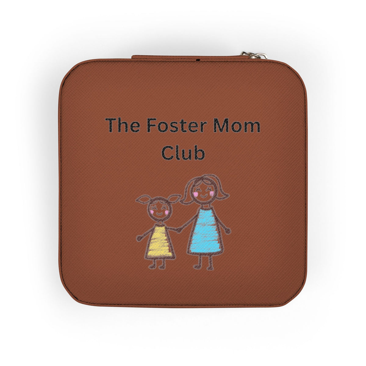 Foster Mom Club Jewelry Travel Case – Foster Mom Gift, Travel Jewelry Organizer