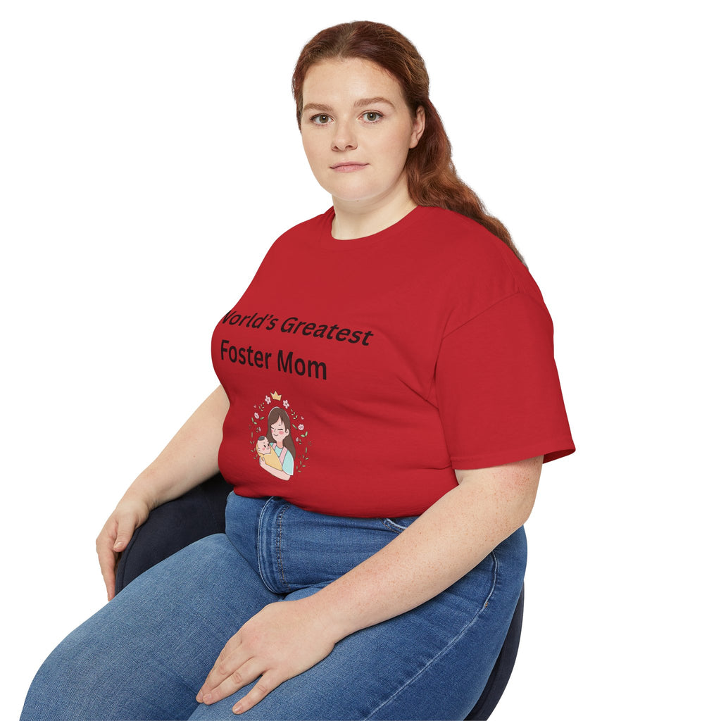 Worlds Greatest Foster Mom Unisex Ultra Cotton Tee