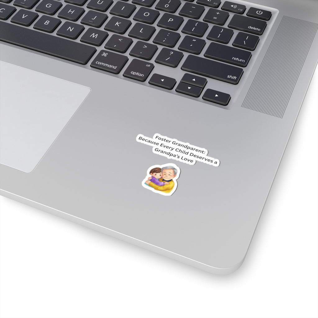 Foster grandparent1 Kiss-Cut Stickers
