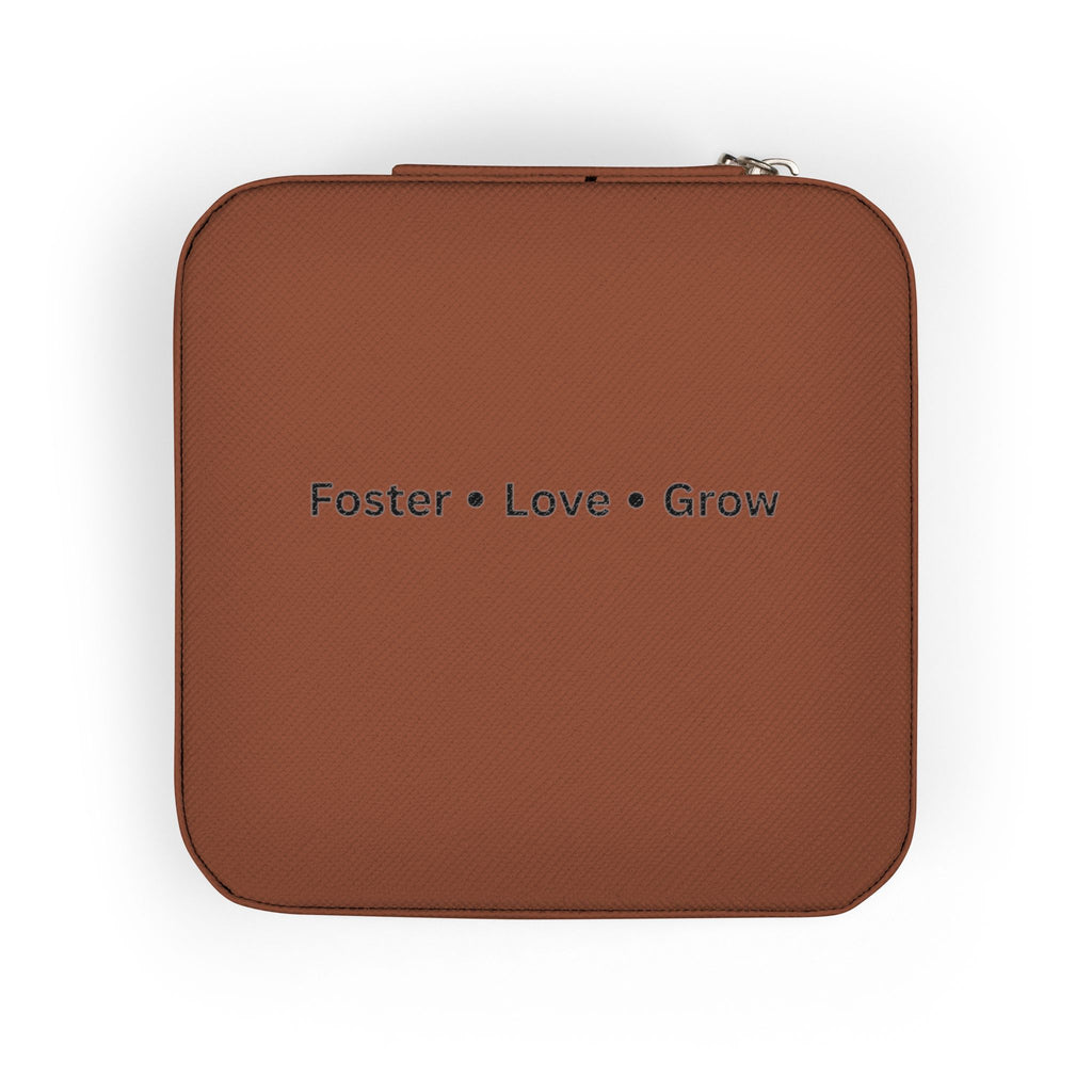 Foster Love Grow Jewelry Travel Case – Foster Parent Gift, Travel Jewelry Organizer