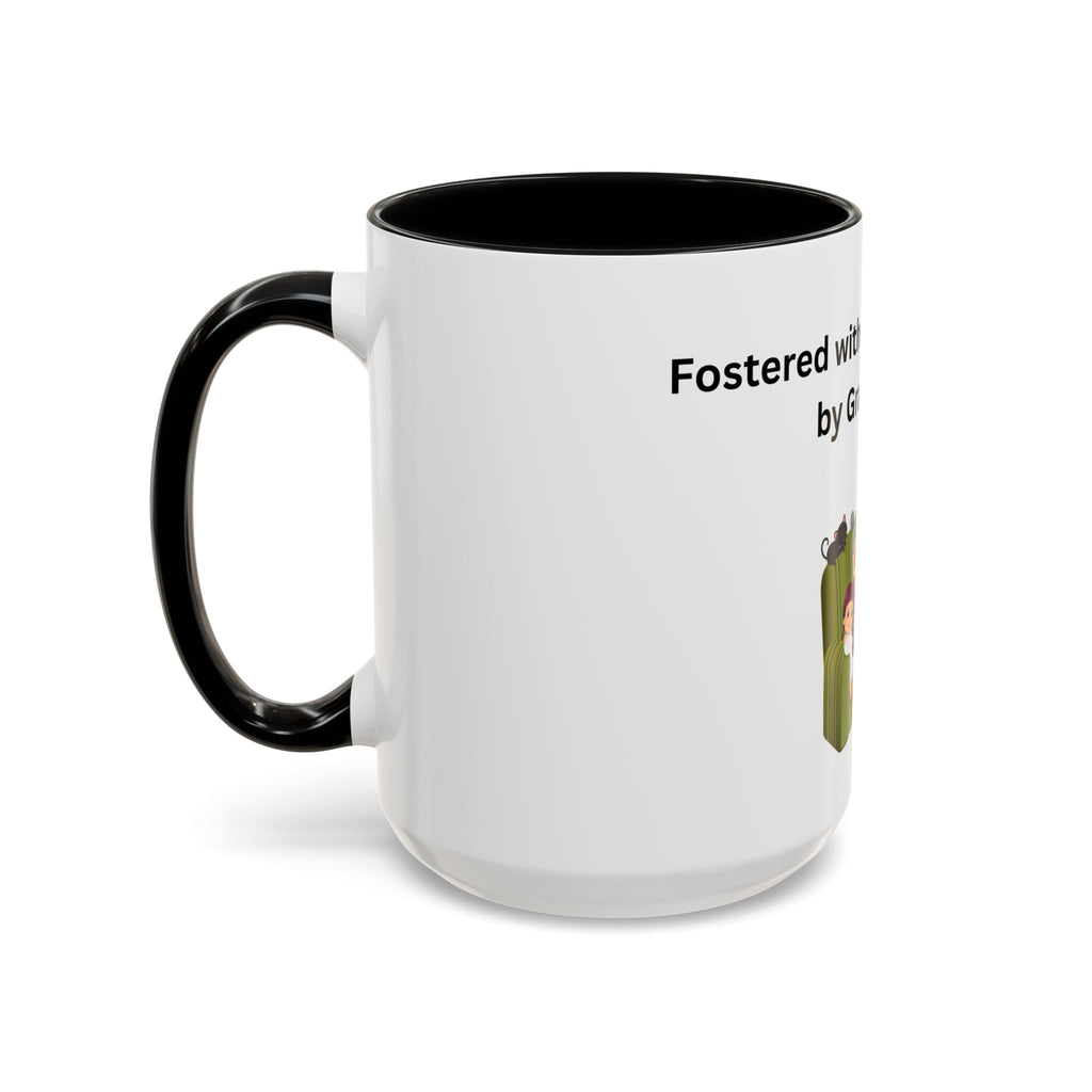 Fostered by Love Grandma Coffee Mug – Foster Grandma Gift, Foster Care Family Mug (11oz, 15oz)