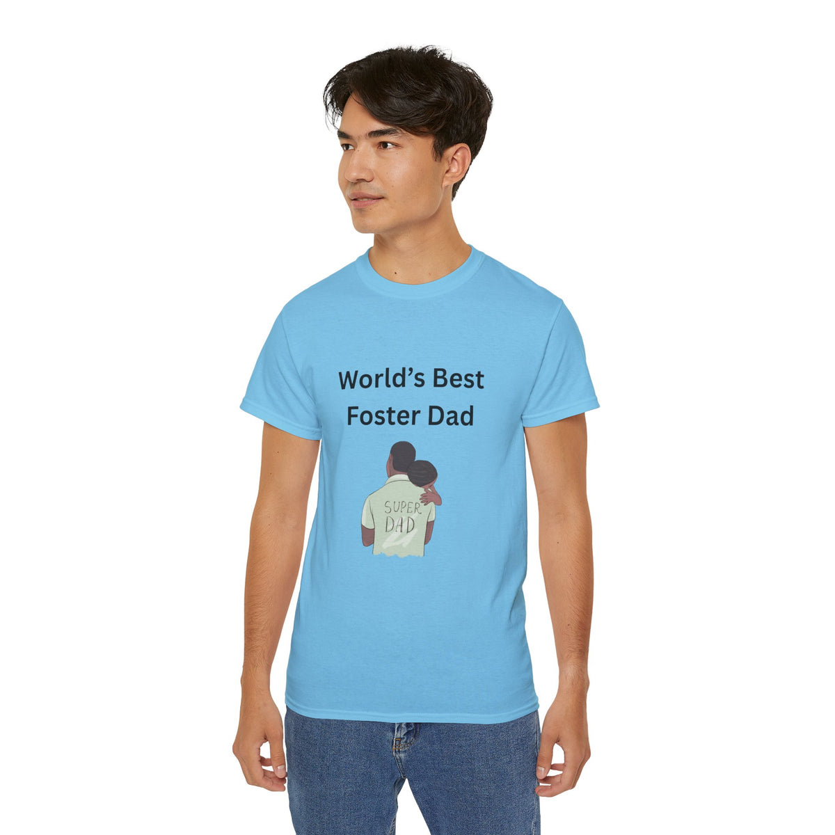 World's Best Foster Dad T-Shirt – Foster Dad Gift, Foster Care Awareness Tee