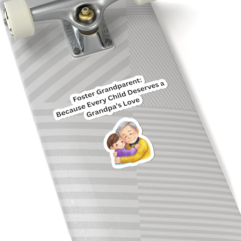 Foster grandparent1 Kiss-Cut Stickers