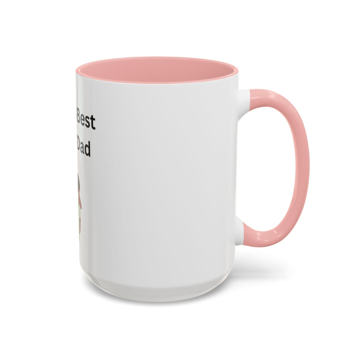 Worlds Best Dad Accent Coffee Mug (11, 15oz)