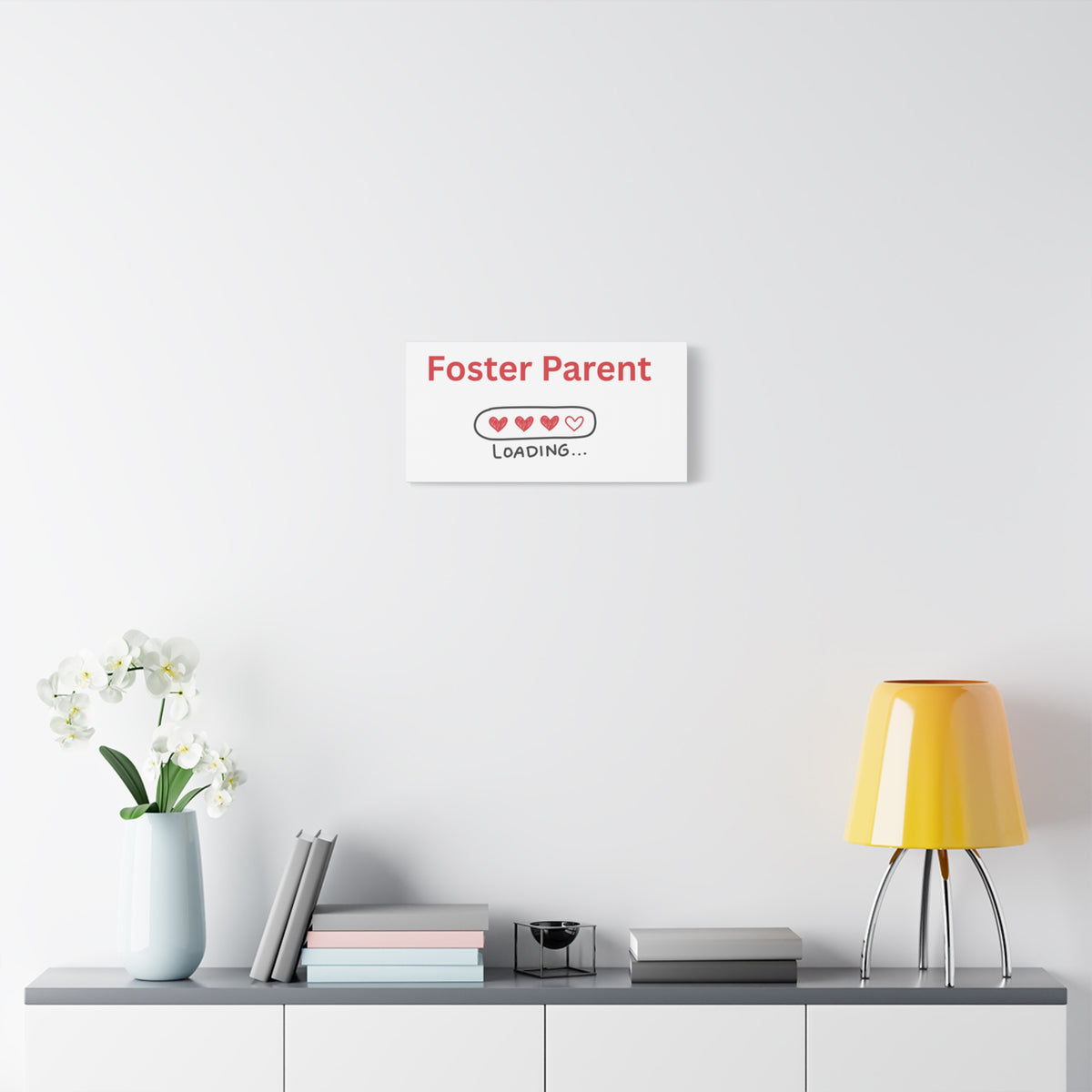 Foster Parent Loading Matte Canvas, Stretched, 1.25"