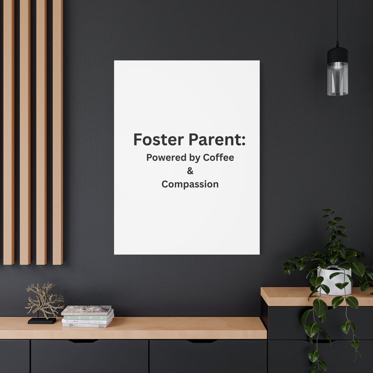 Foster Parents Powered Matte Canvas, Stretched, 1.25"