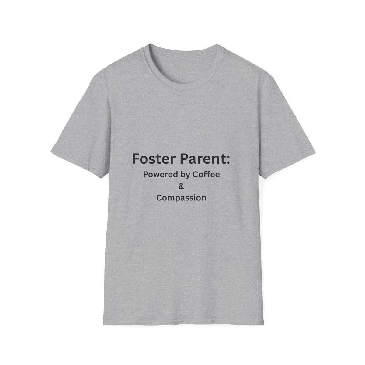 Foster Parent: Powered by Coffee Unisex Softstyle T-Shirt