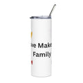 Love Makes A Family Stainless Steel Tumbler, 20oz