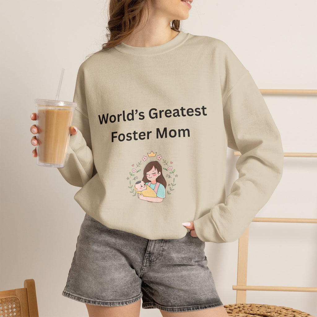 Greatest Foster Mom Sweatshirt