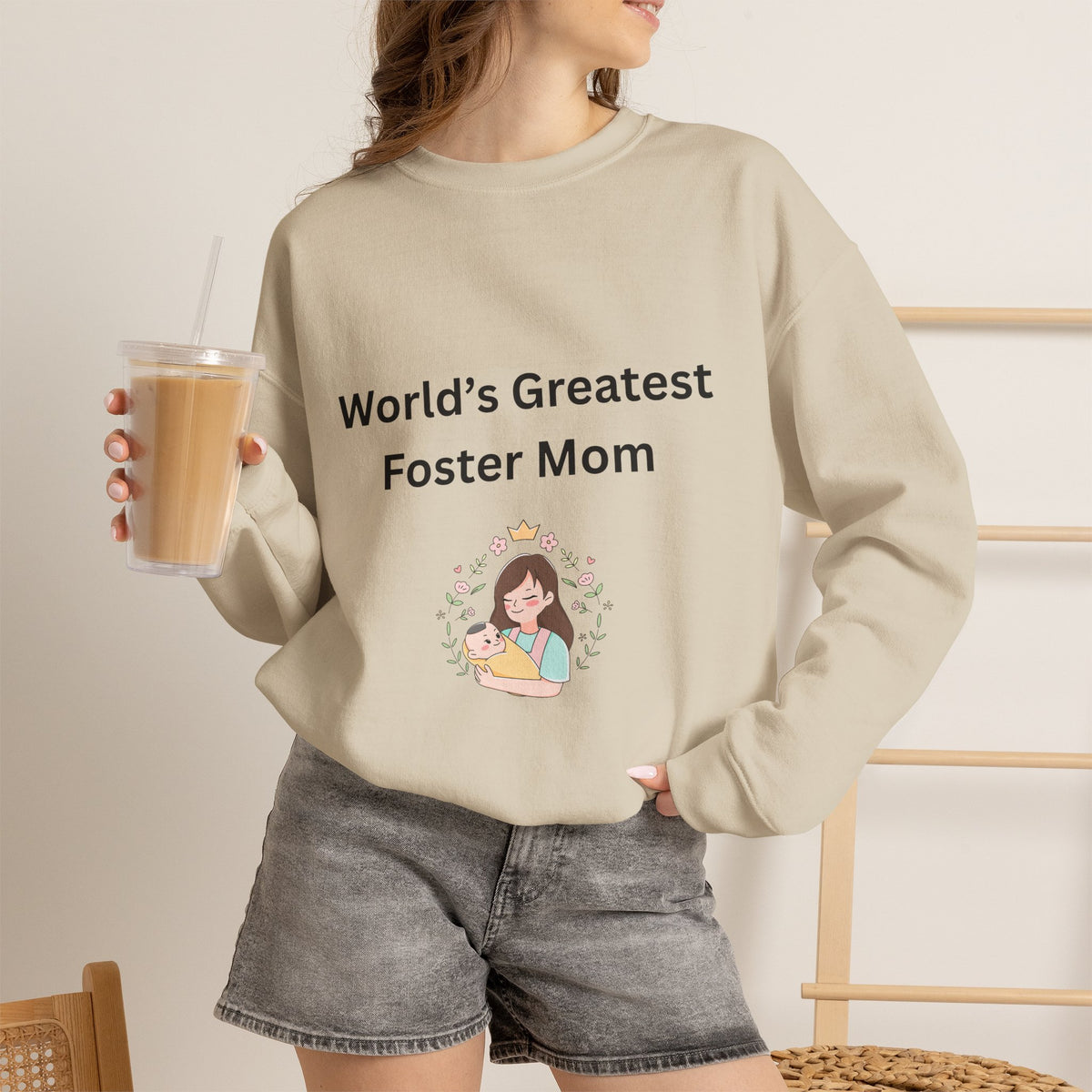 Greatest Foster Mom Sweatshirt
