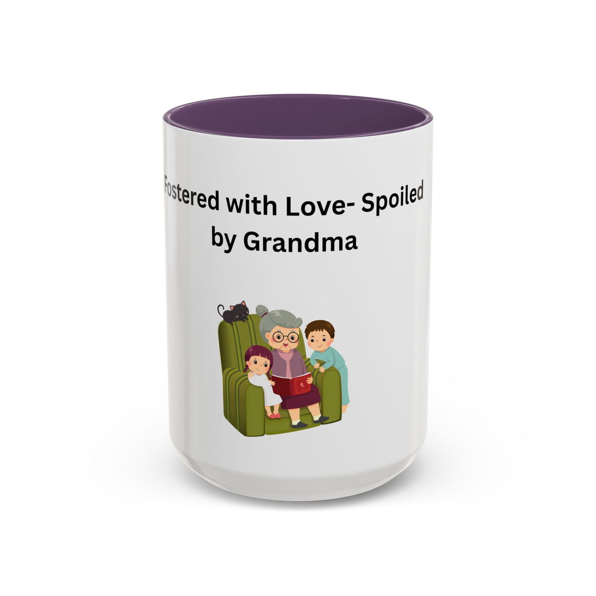 Fostered by Love Grandma Coffee Mug – Foster Grandma Gift, Foster Care Family Mug (11oz, 15oz)