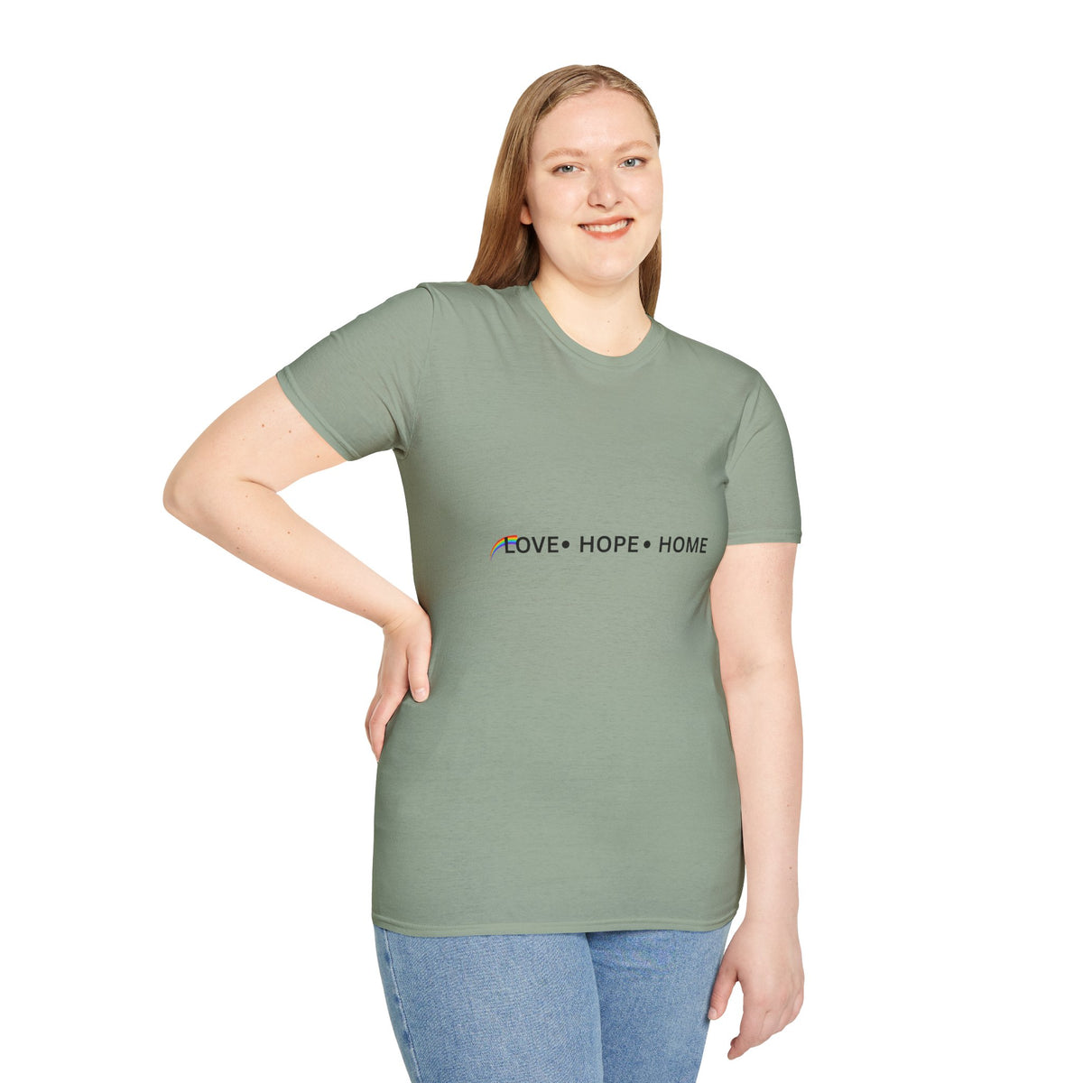 Love-Hope-Home Unisex Softstyle T-Shirt